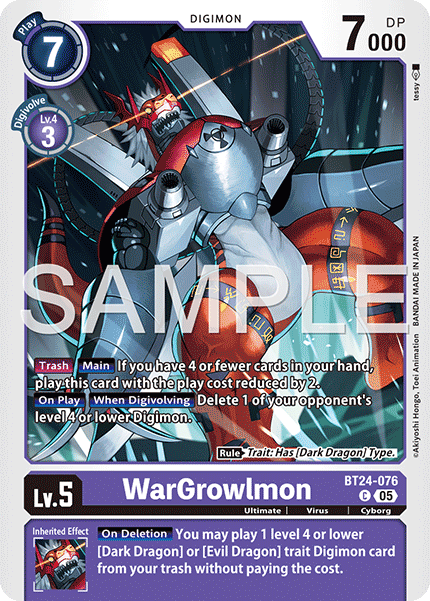 BT24-076, C, WarGrowlmon