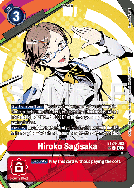 BT24-083, R, Hiroko Sagisaka (Special Rare)