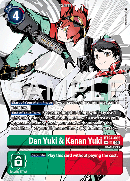 BT24-085, SR, Dan Yuki & Kanan Yuki (Special Rare)