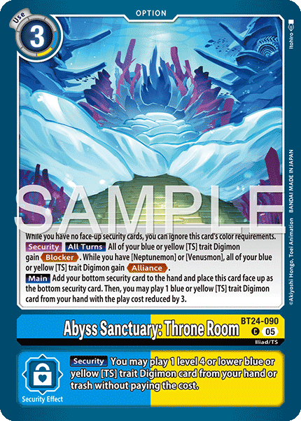 BT24-090, C, Abyss Sanctuary: Throne Room