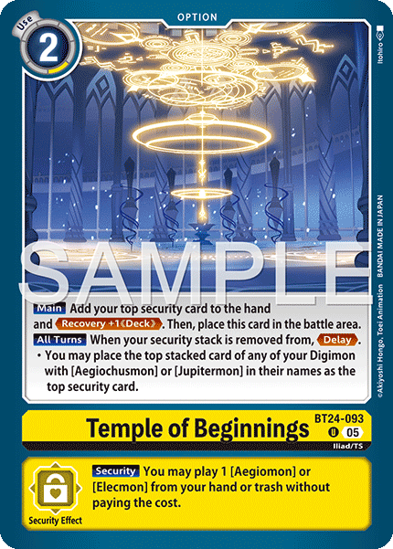 BT24-093, U, Temple of Beginnings