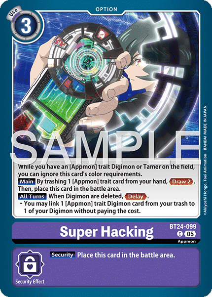 BT24-099, C, Super Hacking