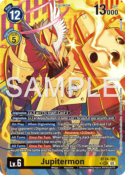 BT24-101, SEC, Jupitermon (Alternate Art)