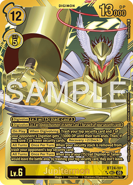 BT24-101, SEC, Jupitermon (2 Star Alternate Art)