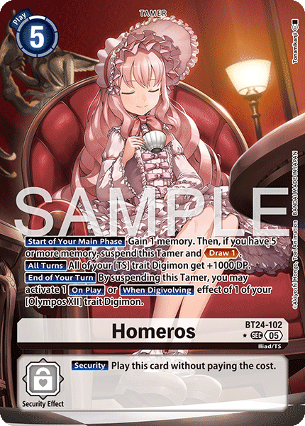 BT24-102, SEC, Homeros (Alternate Art)