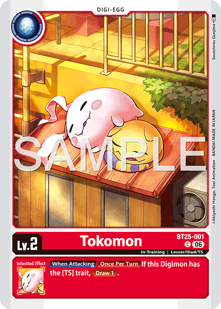 BT25-001, C, Tokomon