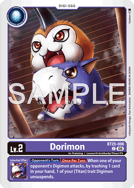 BT25-006, C, Dorimon