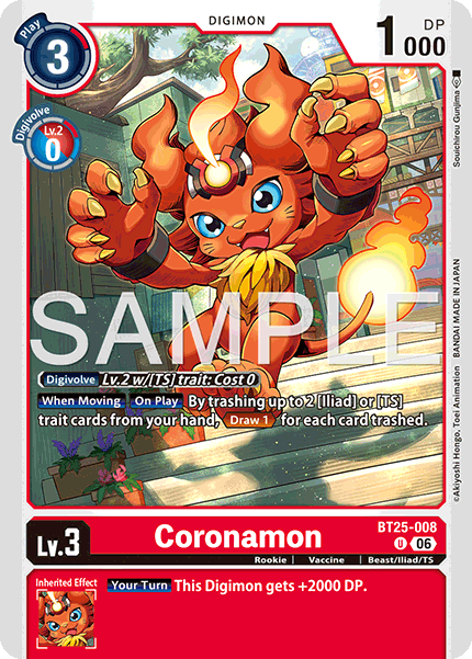 BT25-008, UC, Coronamon