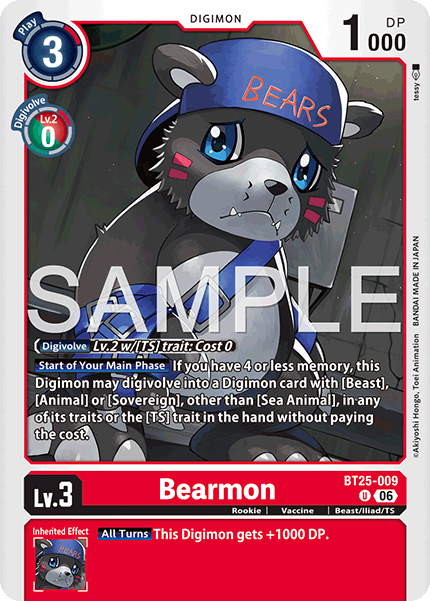 BT25-009, UC, Bearmon