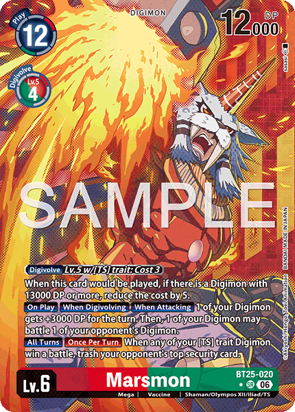 BT25-020, SR, Marsmon (Alternate Art)