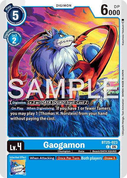 BT25-023, C, Gaogamon