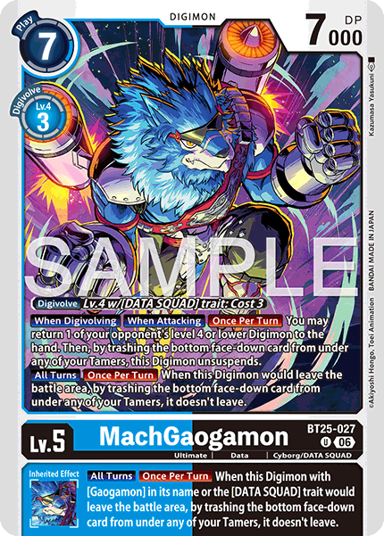 BT25-027, UC, MachGaogamon