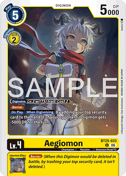 BT25-033, UC, Aegiomon