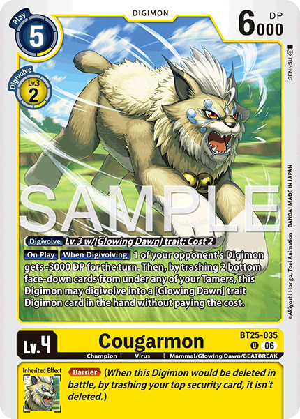 BT25-035, UC, Cougarmon