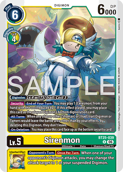 BT25-039, R, Sirenmon