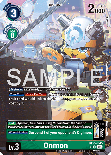 BT25-045, UC, Onmon (Box Topper)