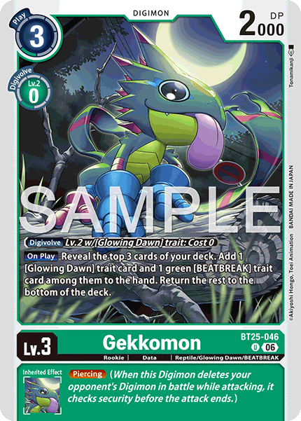 BT25-046, UC, Gekkomon