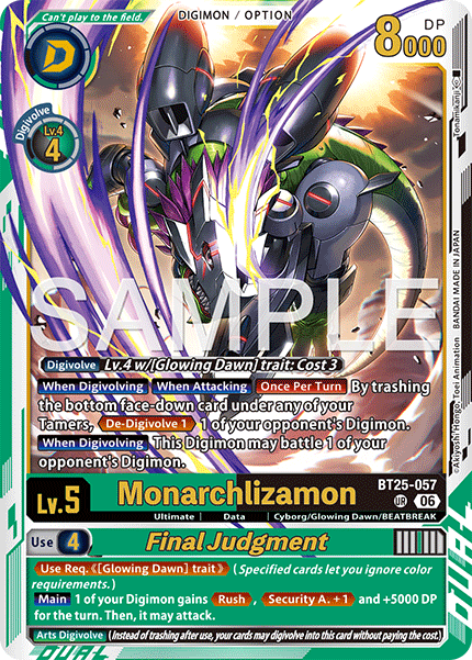 BT25-057, UR, Monarchlizamon