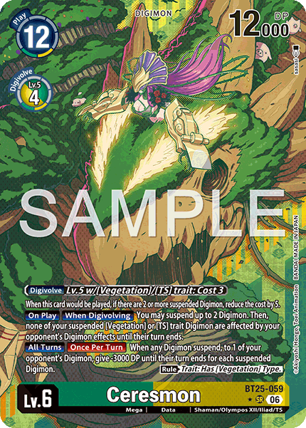 BT25-059, SR, Ceresmon (Alternate Art)