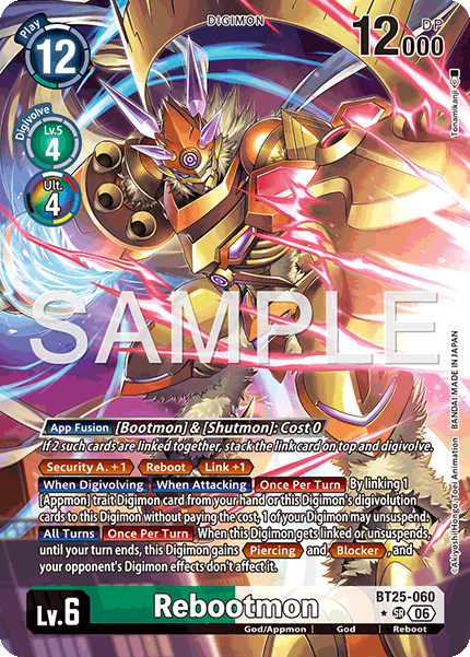 BT25-060, SR, Rebootmon (Alternate Art)