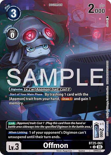BT25-061, UC, Offmon (Box Topper)
