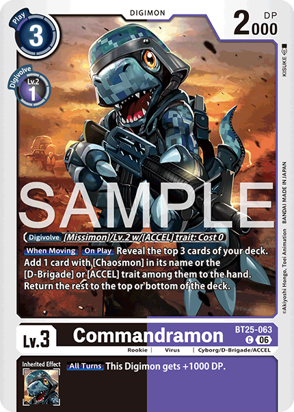 BT25-063, C, Commandramon
