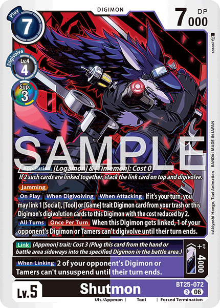 BT25-072, R, Shutmon