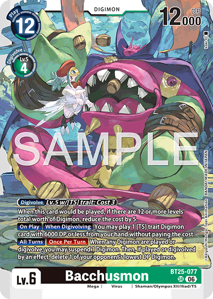 BT25-077, SR, Bacchusmon