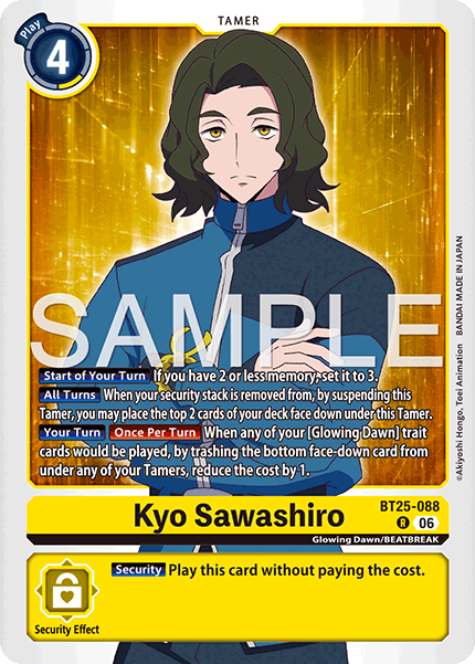 BT25-088, R, Kyo Sawashiro