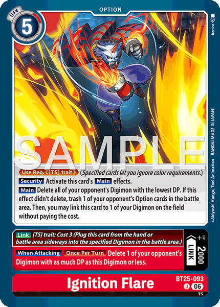 BT25-093, UC, Ignition Flare