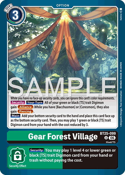 BT25-099, UC, Gear Forest Village