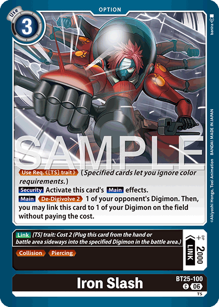 BT25-100, C, Iron Slash