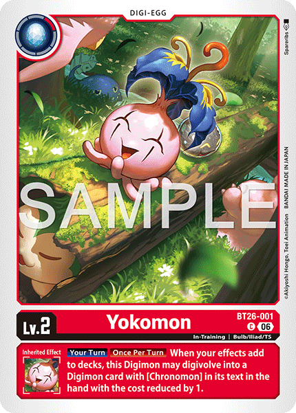 BT26-001, C, Yokomon