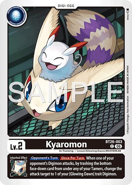 BT26-003, C, Kyaromon