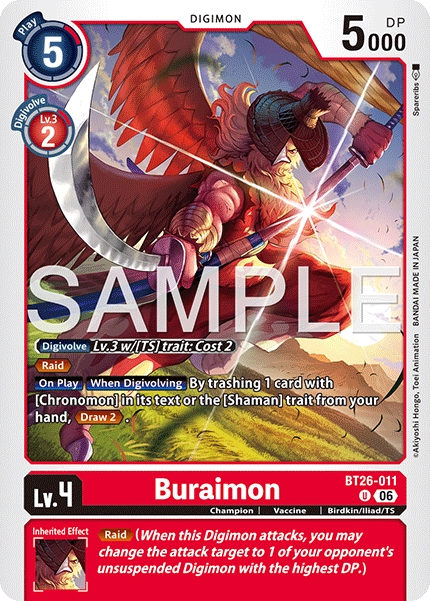 BT26-011, UC, Buraimon
