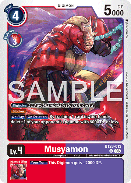 BT26-013, C, Musyamon