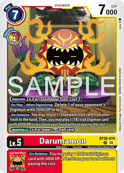 BT26-014, R, Darumamon