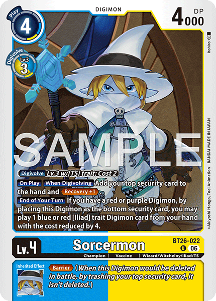 BT26-022, UC, Sorcermon