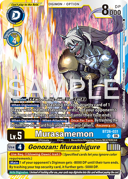 BT26-031, SR, Murasamemon