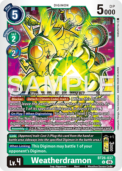 BT26-037, UC, Weatherdramon