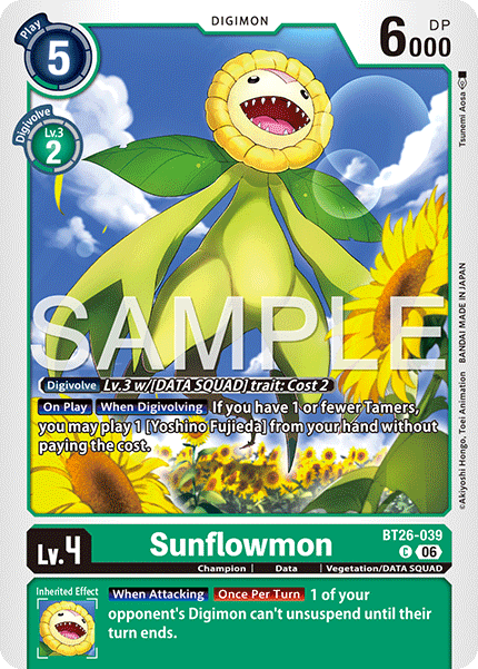 BT26-039, C, Sunflowmon