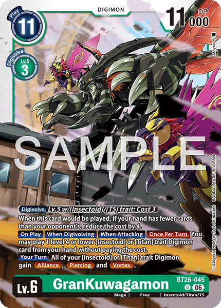 BT26-045, UC, GranKuwagamon