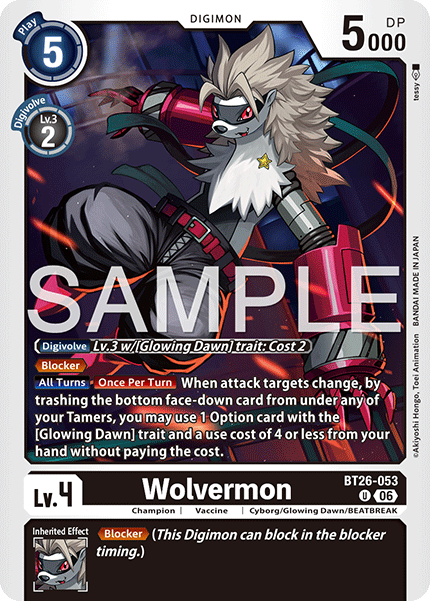 BT26-053, UC, Wolvermon