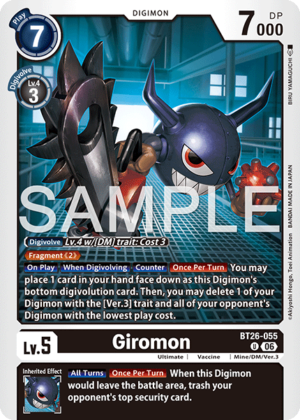 BT26-055, UC, Giromon