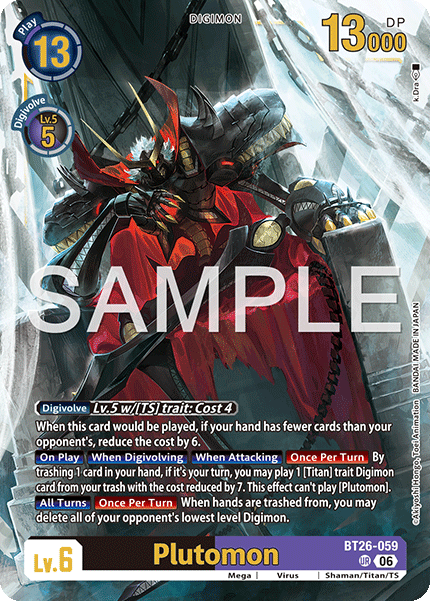 BT26-059, UR, Plutomon