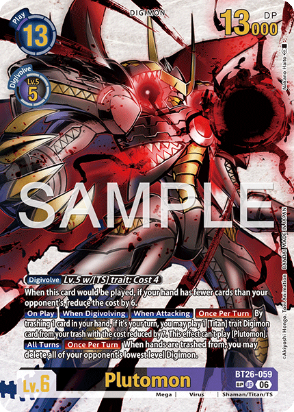 BT26-059, UR, Plutomon (Special Rare)