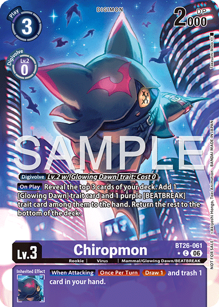 BT26-061, C, Chiropmon (Box Topper)