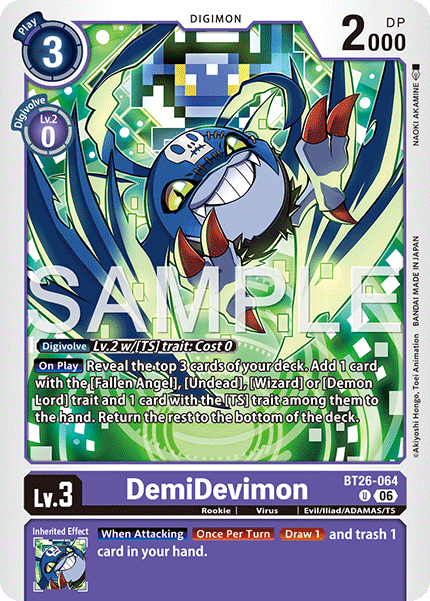 BT26-064, UC, DemiDevimon