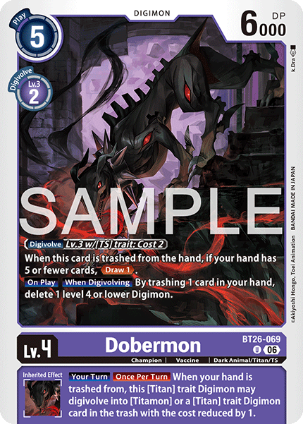 BT26-069, UC, Dobermon