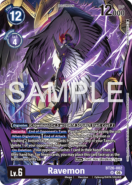 BT26-082, SR, Ravemon